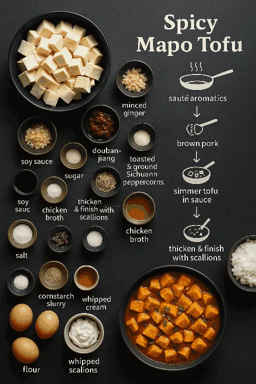 A Classic Mapo Tofu Recipe with Sichuan Flavors - delicious homemade recipe