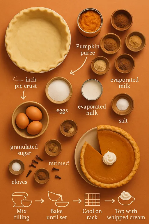 Classic American Pumpkin Pie Recipe for Fall - delicious homemade recipe