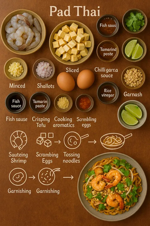 Classic Pad Thai Recipe - delicious homemade recipe