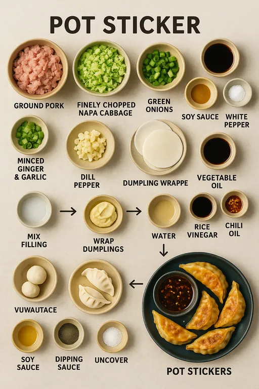 Authentic Homemade Pot Stickers Recipe - delicious homemade recipe